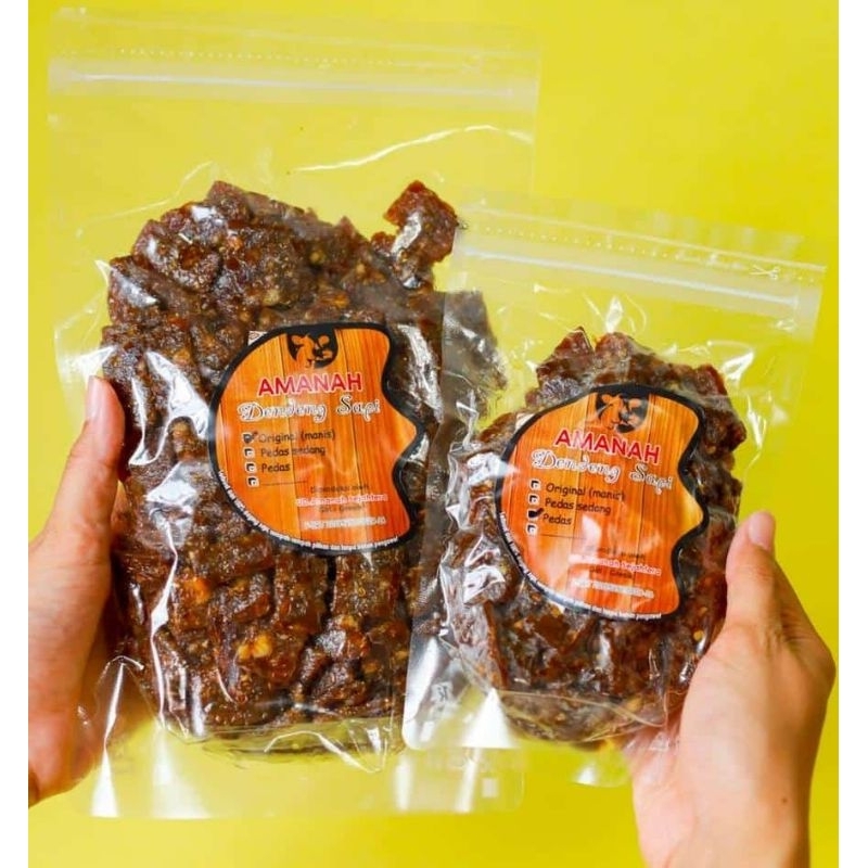 

Dendeng Daging Sapi Khas Giri Pedas, Pedas Sedang, Original