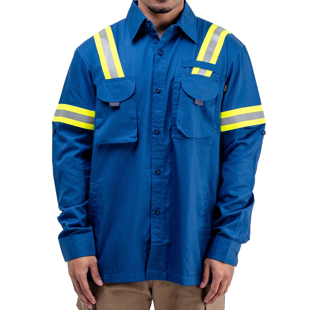 Engineer Workwear - LOGGING WEARPACK BLUE, Kemeja Panjang / Kemeja Kerja by ENGINEER