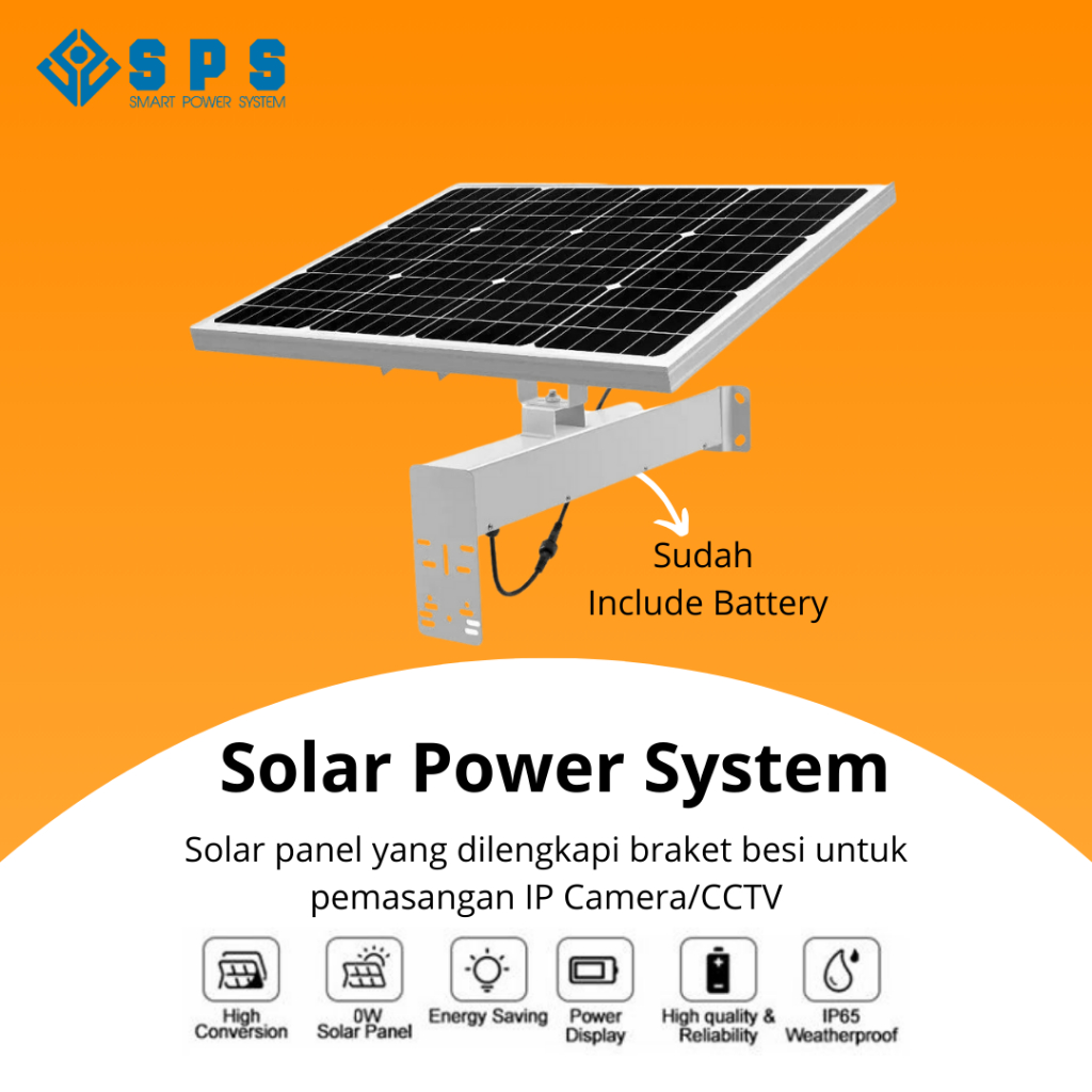 SOLAR PANEL 40wp TENAGA SURYA 12V 20AH LITHIUM BATTERY
