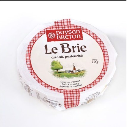 

Brie Cheese 1kg Paysan Breton Keju Brie