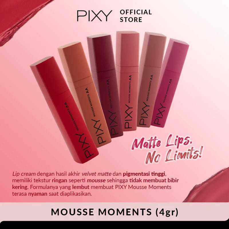 PIXY MOUSSE MOMENTS LIP CREAM MATTE LIP MATTE-PIXY LIP CREAM-PIXY 4g