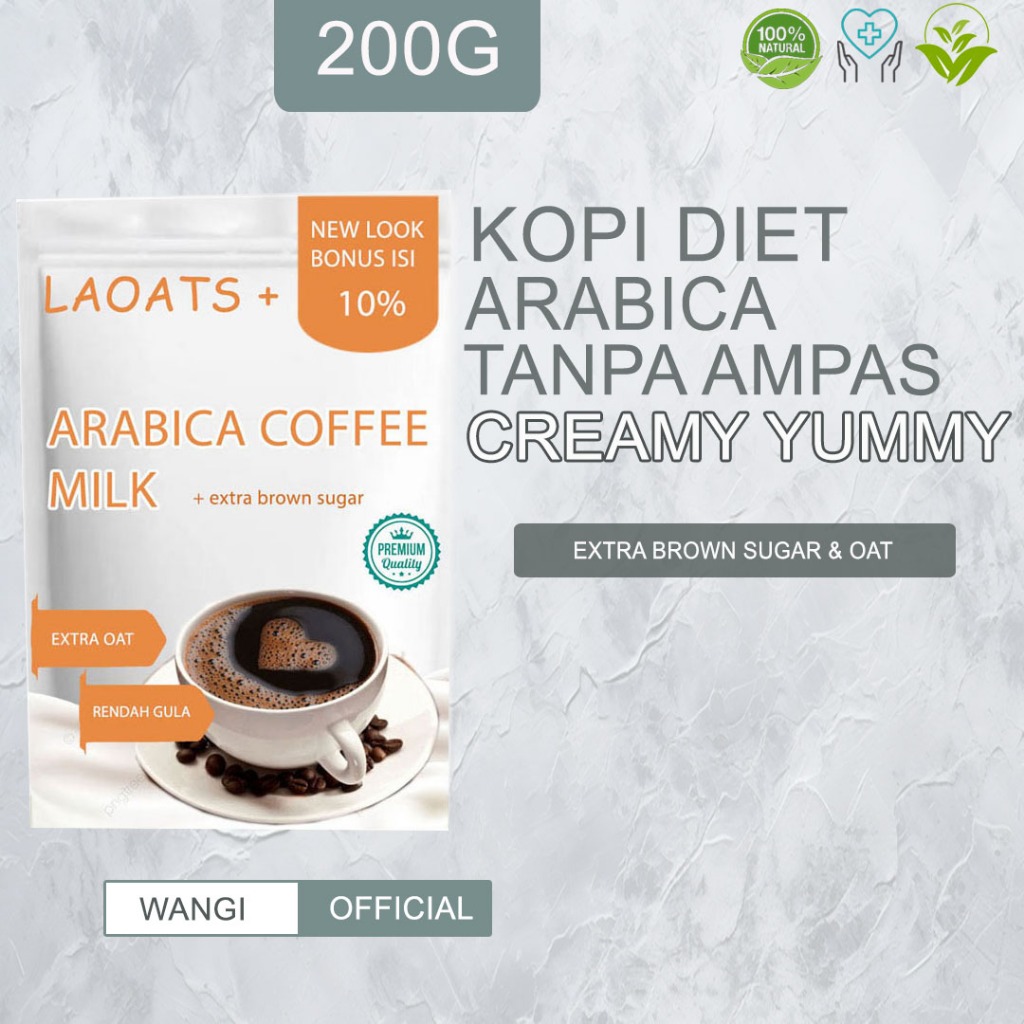 

Kopi Arabica Penurun Berat Badan Kopi Susu Gula Aren Minuman Diet Susu Rendah Lemak Low Fat Milk Pelangsing Badan Laoats