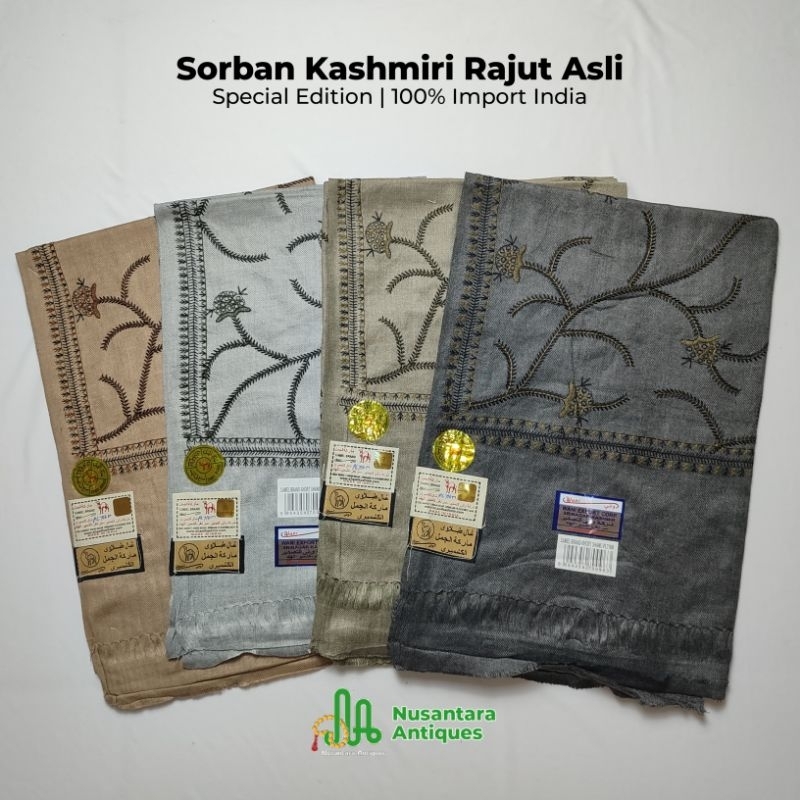 Sorban Kashmiri Rajut Sulaman Asli Made In Kashmir India