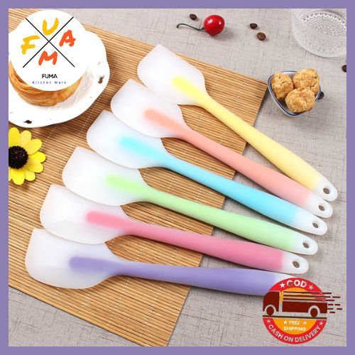 Spatula / Sodet Teflon Medium Solet Silicone Tahan Panas 28 CM Food Grade