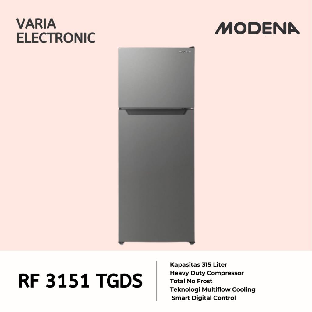 Kulkas 2 Pintu MODENA RF 3151 TGDS