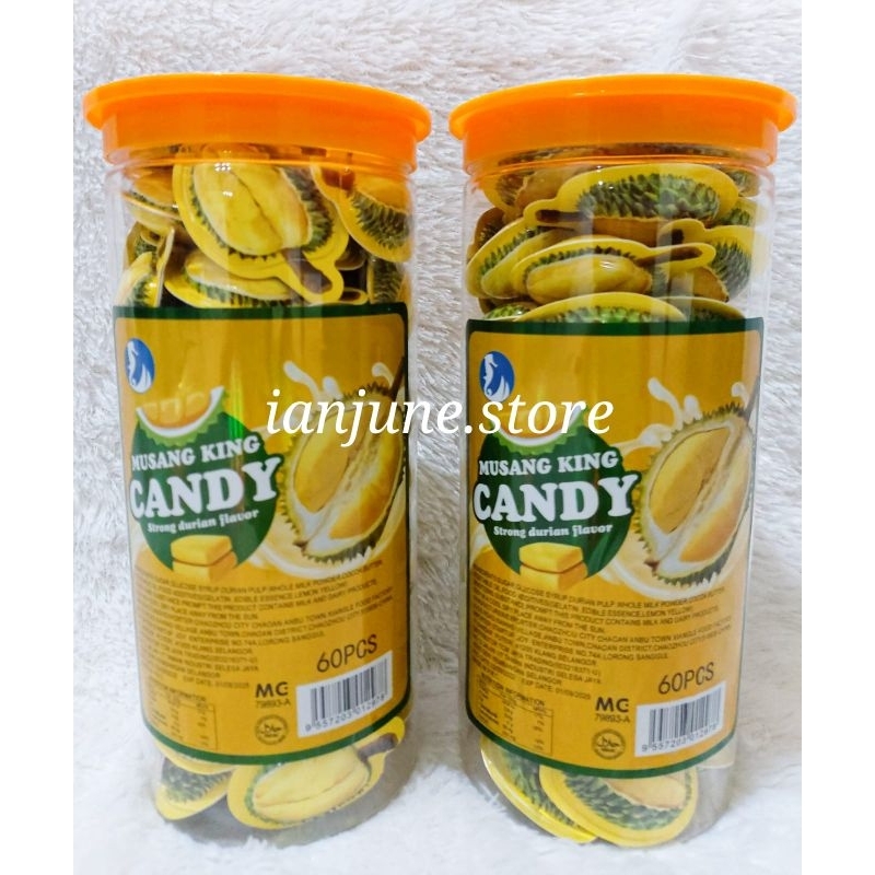 

Permen Durian Musang King isi 60pcs / Permen Durian / Permen Lunak