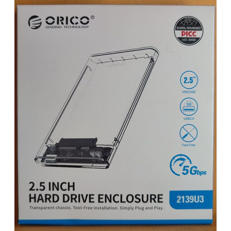 CASE CASING SSD HDD LUAR EXTERNAL HARD DRIVE SOLID STATE DRIVE ENCLOSURE 2.5 INCH INCI INCHI 2.5" 12