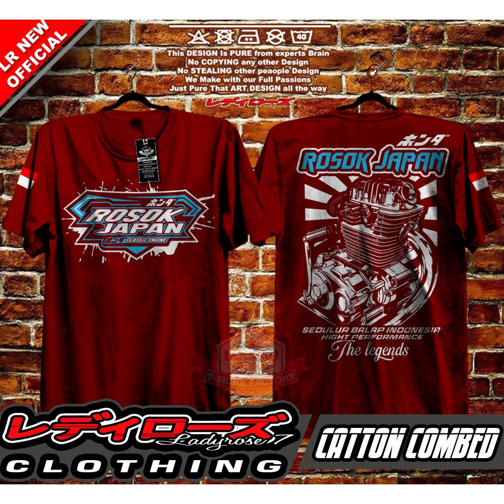 KAOS ROSOK JAPAN CLASSIC ENGINE / KAOS PRIA / KAOS ROSOK HEREX / KAOS DISTRO