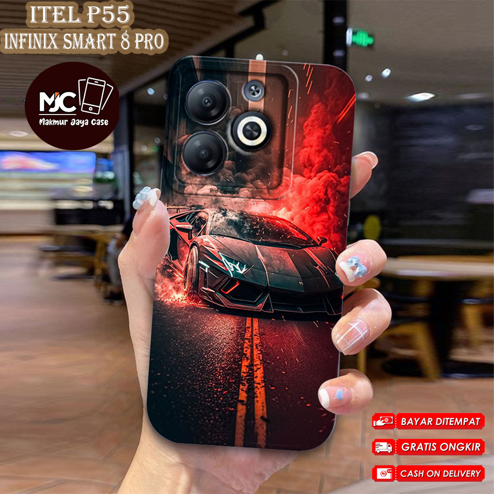 SOFTCASE PROCAMERA INFINIX SMART 8 PRO/ ITEL P55  Terbaru   MOTIF CASE INFINIX SMART 8 PRO/ ITEL P55