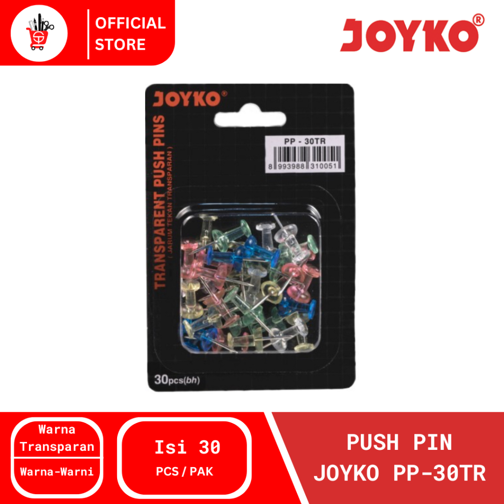 

Push Pin | Paku Pin Joyko PP-30TR