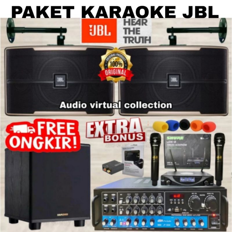PAKET KARAOKE SPEAKER JBL PASION 10+SUBWOOFER 12 INCH(TOP I)
