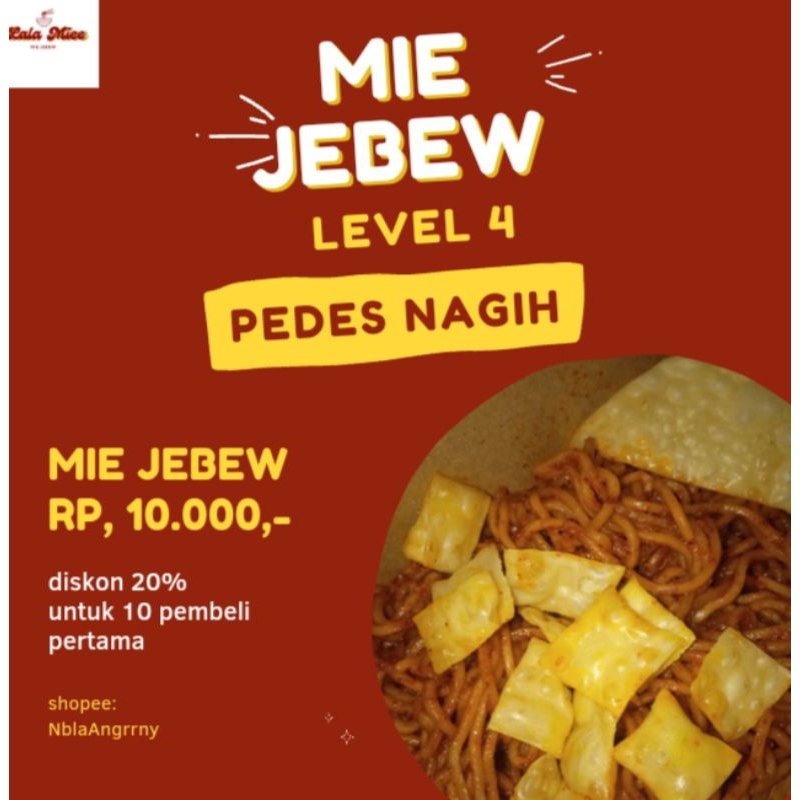 

mie jebew lala miee level 4