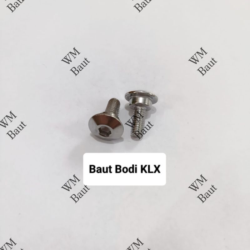 3pcs Baut Bodi Body Motor KLX Kawasaki