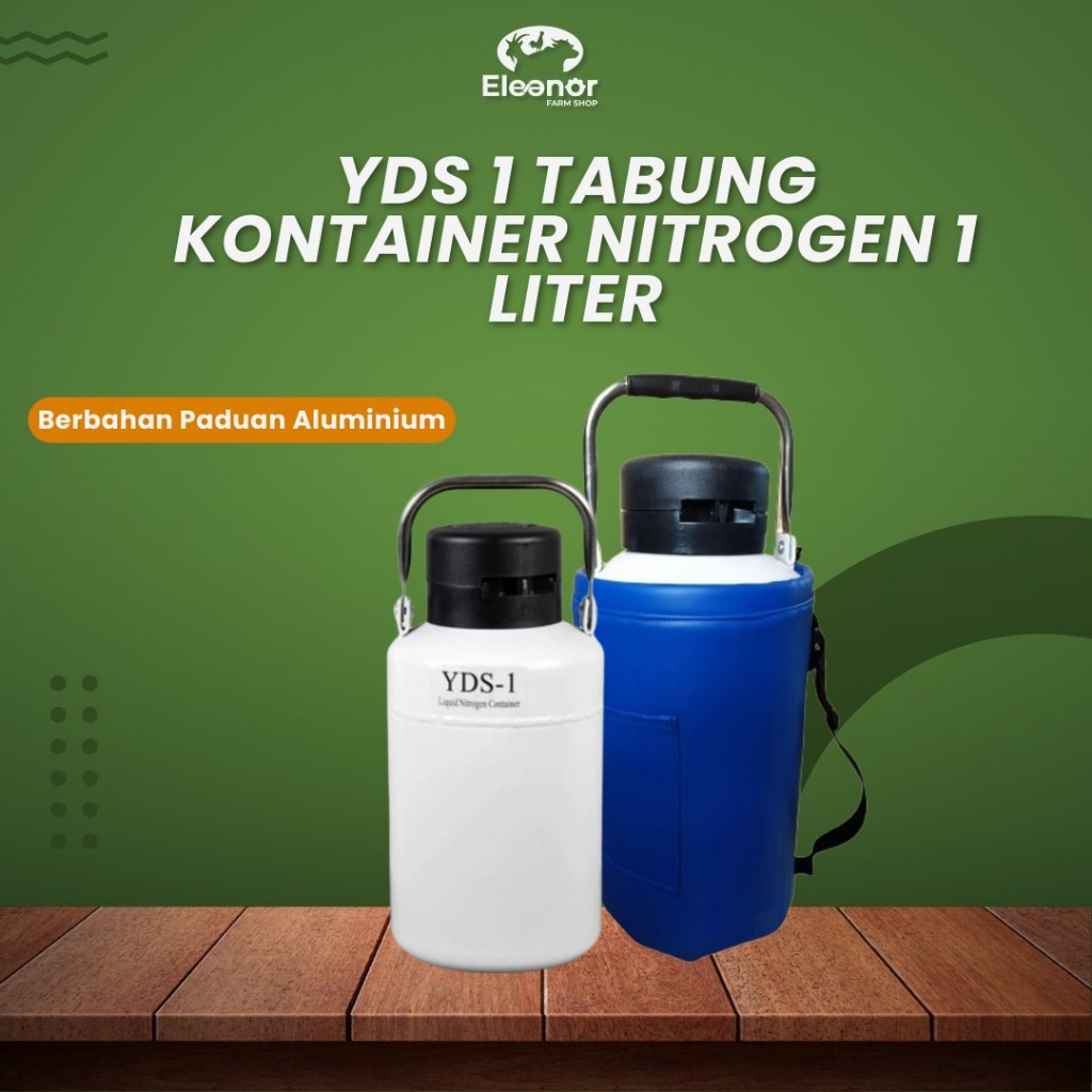 YDS 1 Kontainer Nitrogen Tabung Liquid Nitrogen Cair YDS1 - 1 Liter