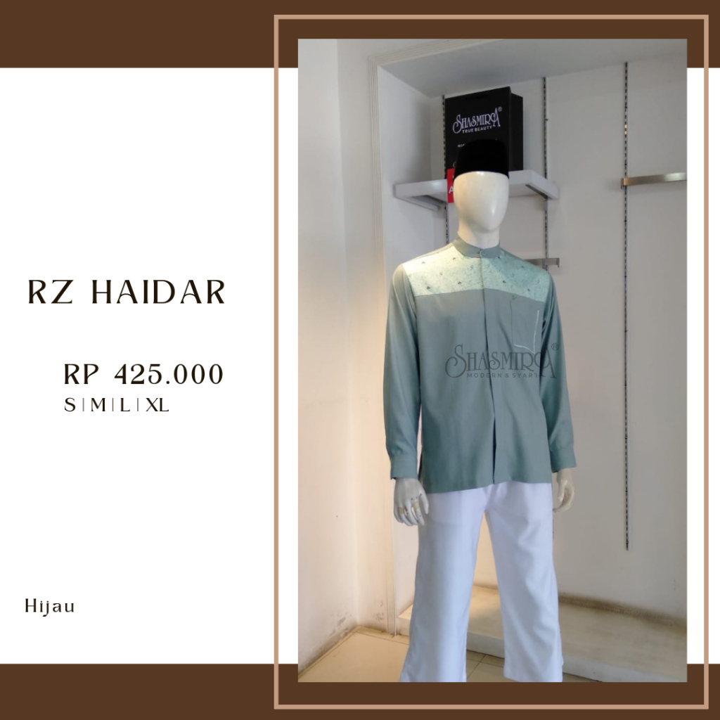 KOLEKSI LEBARAN - RZ HAIDAR - BAJU KOKO SHASMIRA