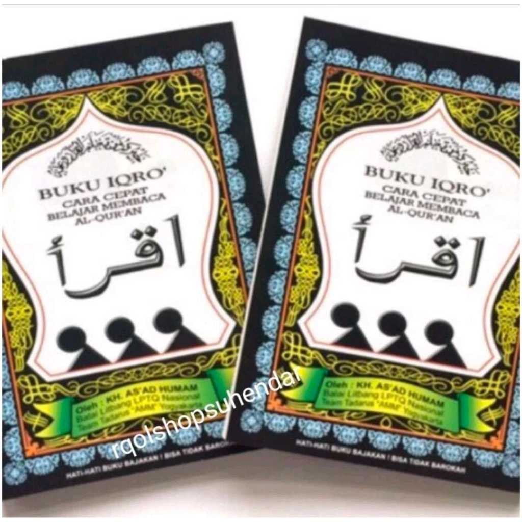 Iqra besar anakbendel 1-6 CD Buram iqra anak