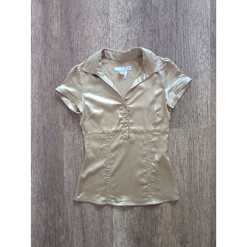 Blouse Satin Wanita Zara Trf Original Bekas Second Preloved