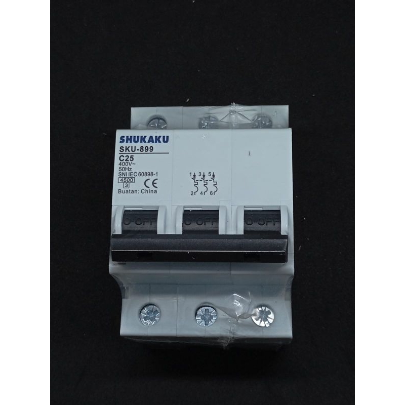 MCB 3 Phase 25A SHUKAKU