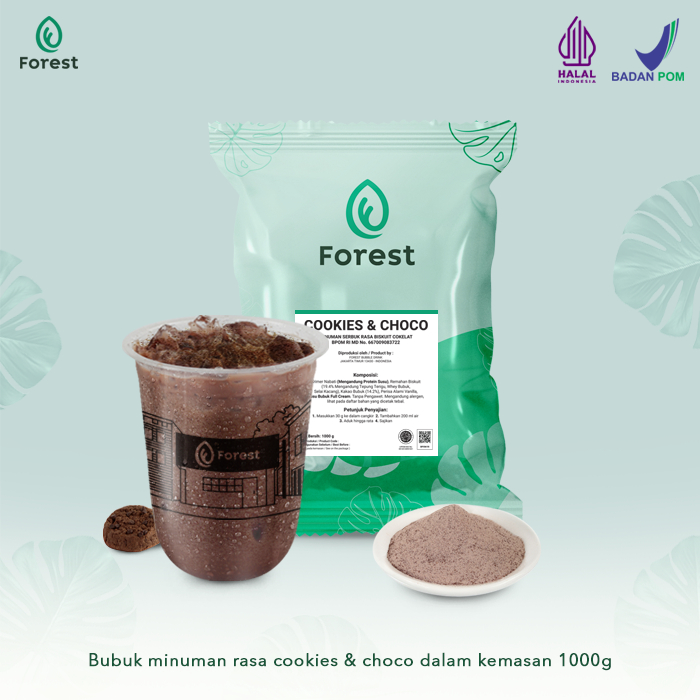 

Bubuk Minuman Coklat COOKIES & CHOCO Powder 1000 gr - FOREST