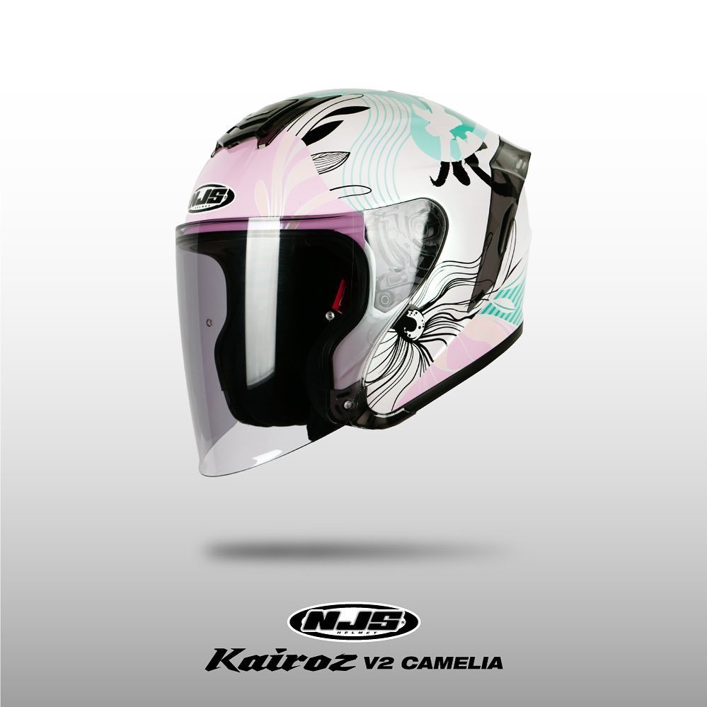 NJS KAIROZ V2 CAMELIA - Helm Half Face