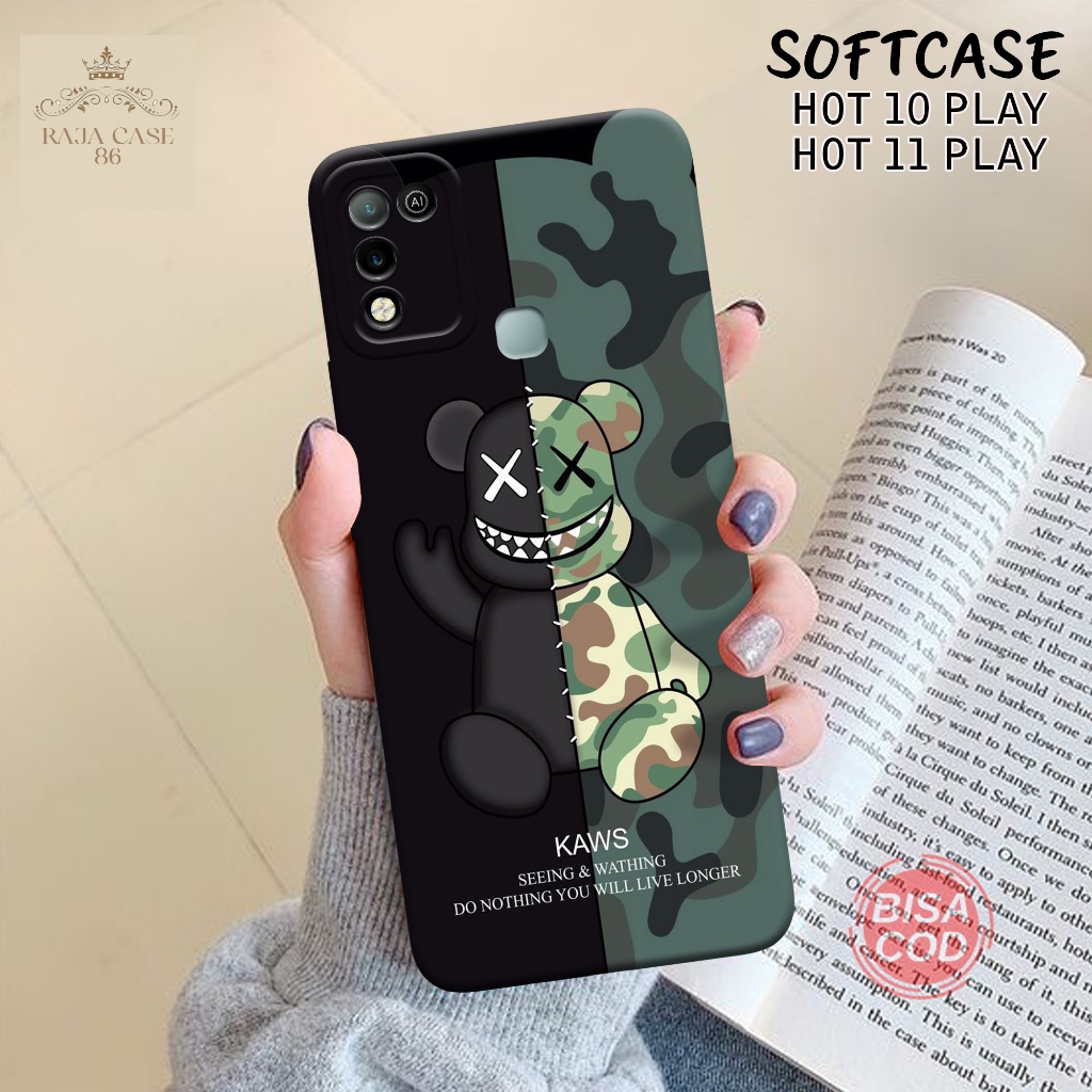 Case Infinix Hot 10 play / Hot 11 Play - Rajacase - casing handphone - Hot 10 play / Hot 11 Play - M