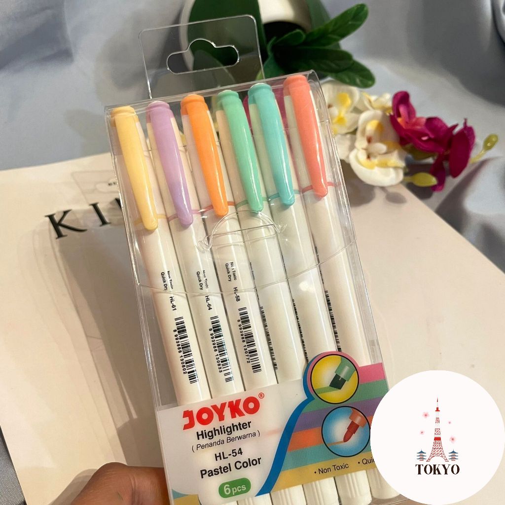 

Highlighter Joyko Pastel 6 Warna HL-54