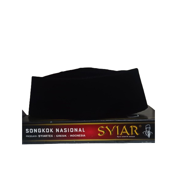 PECI SONGKOK SYIAR SUSUN HITAM PECI NASIONAL TINGGI 9CM NO 5 - NO 9