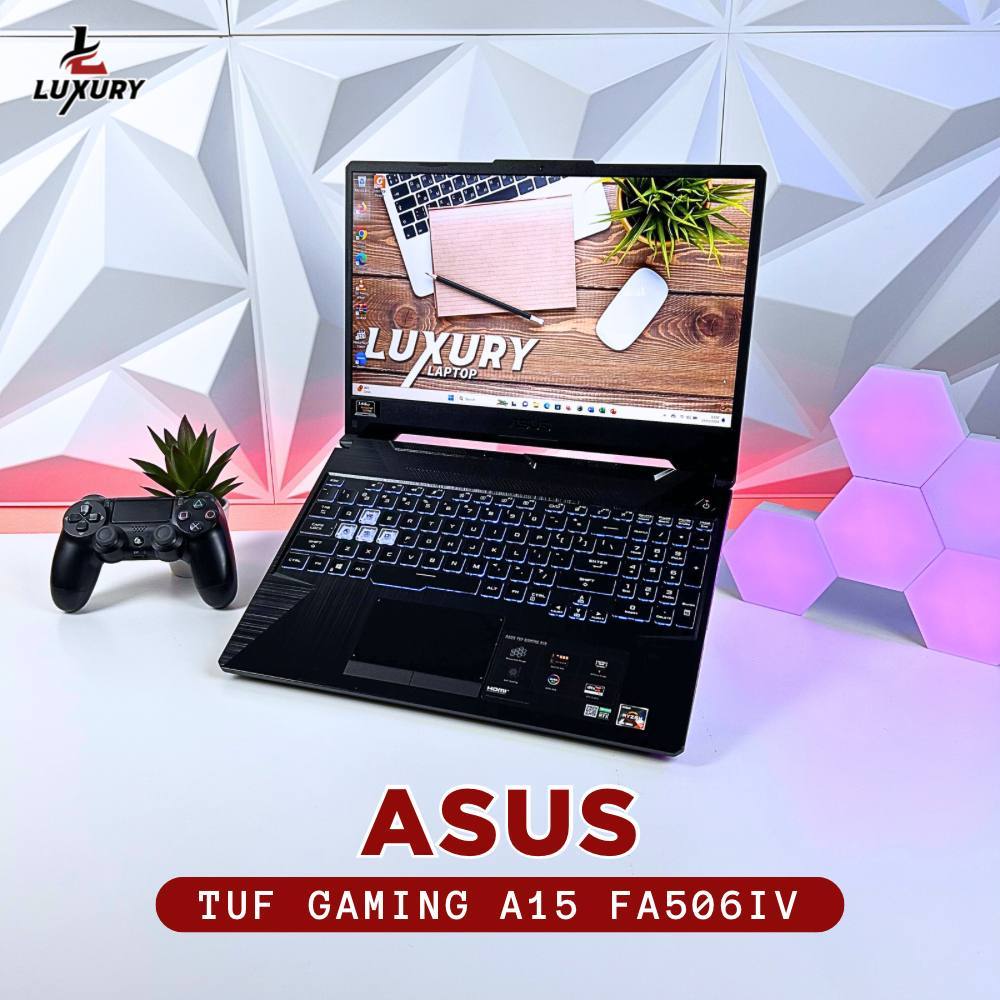 LAPTOP ASUS TUF GAMING A15 FA506IV RYZEN 7 NVIDIA RTX 2060 RAM 8GB SSD 512GB LAYAR 144Hz BACKLIGHT S