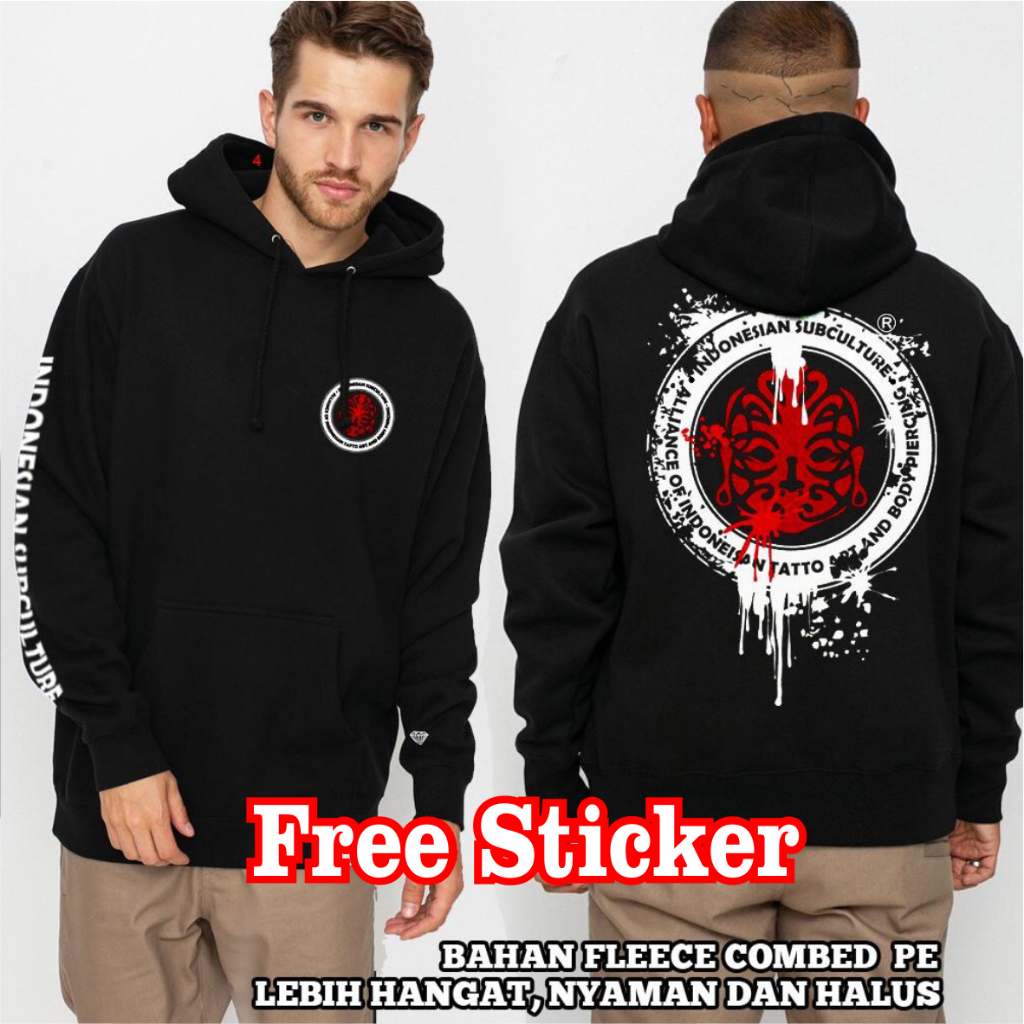 HOODIE MASBERTO TATTO JAKET INDONESIAN SUBCULTURE BIG SIZE 3XL 4XL 5XL 6XL JAKET MASBERTO