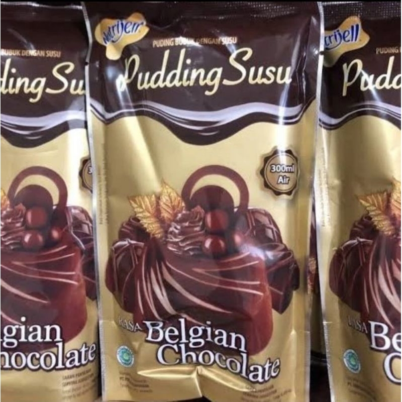 

Pudding Susu Santan 145 gram Nutrijell Belgian Cokelat Chocolate