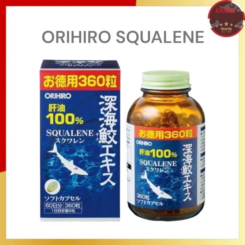 Orihiro Squalene Deep Ocean Sea Shark 360 Oil - Original Japan