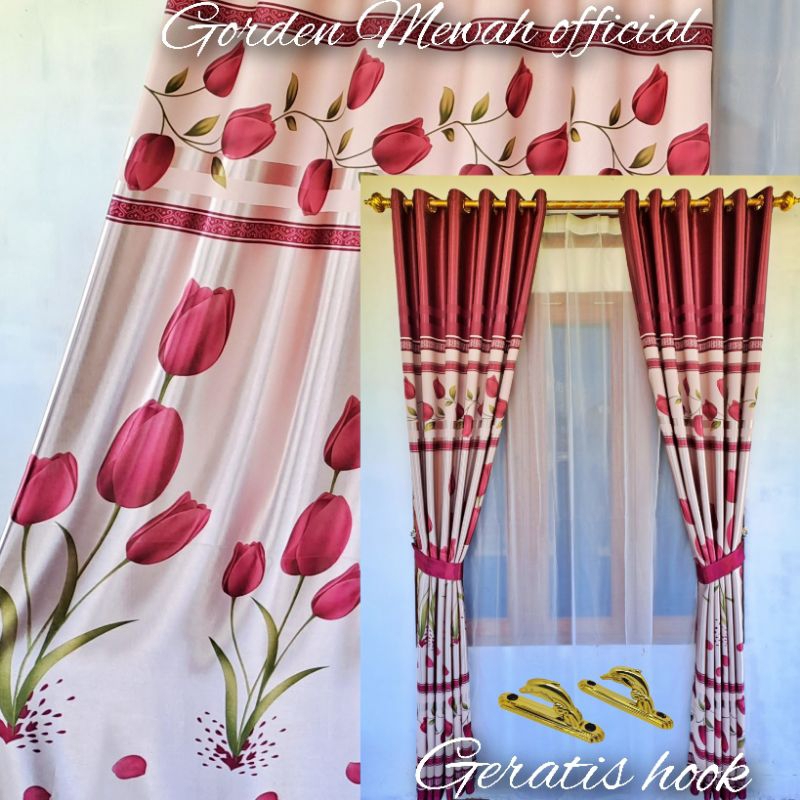 GORDEN JENDELA MINIMALIS TERBARU GORDEN BLACKOUT IMPORT PRINTING MEWAH