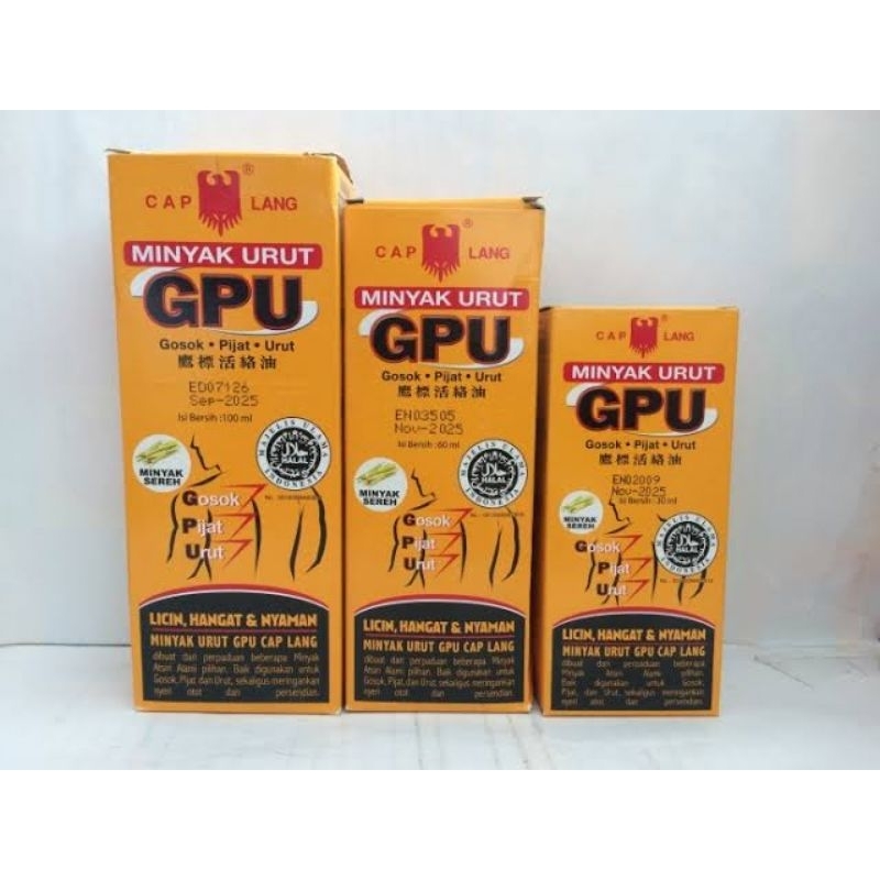 GPU Minyak Urut | Minyak Gosok