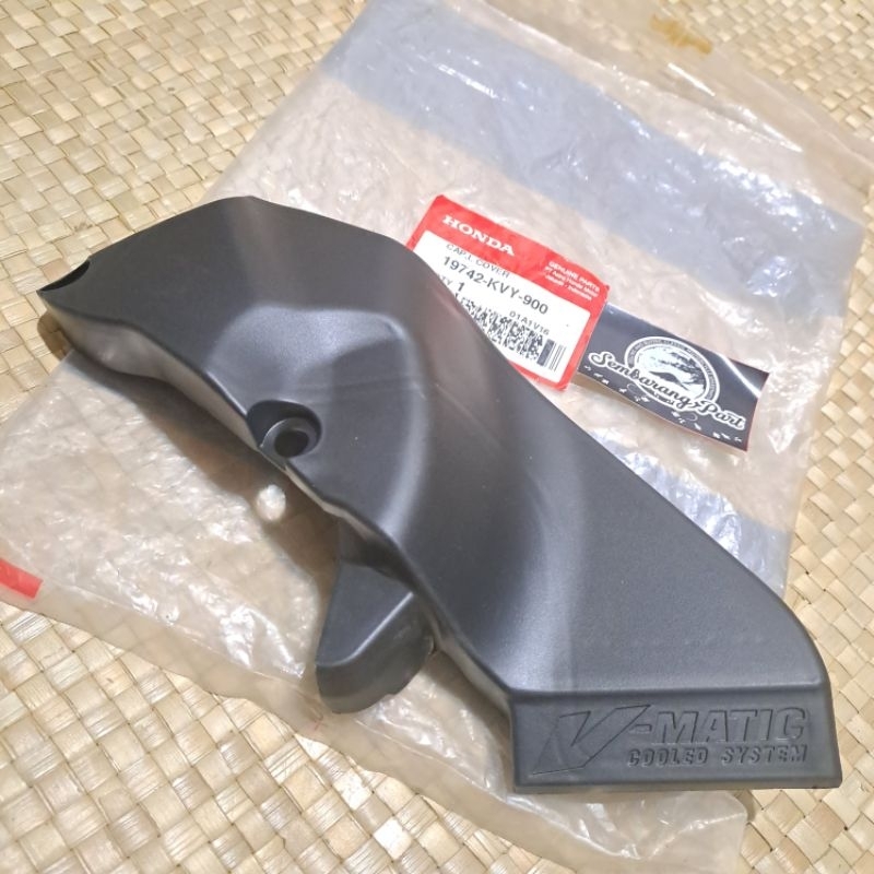 COVER TUTUP CVT HONDA BEAT KARBU ORIGINAL AHM