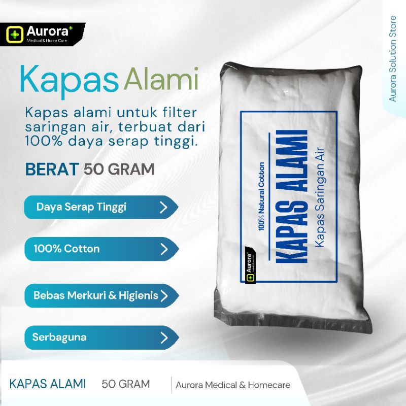 Kapas Alami | Kapas Filter Air | Kapas Saringan Air
