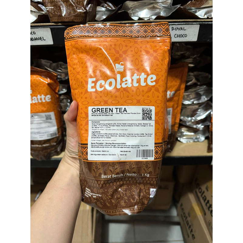 

ecolatte green tea