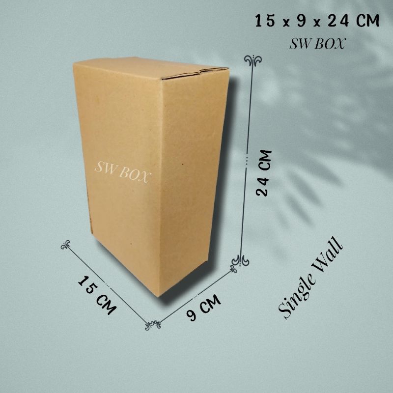 

Kardus Ukuran 15x9x24 CM Box untuk packing ST