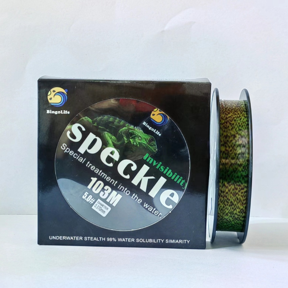 Termurah Fishing Line Nilon 1m Invisible Alat Senar Pancing Anti Keriting Kuat Senar Speckle Origina