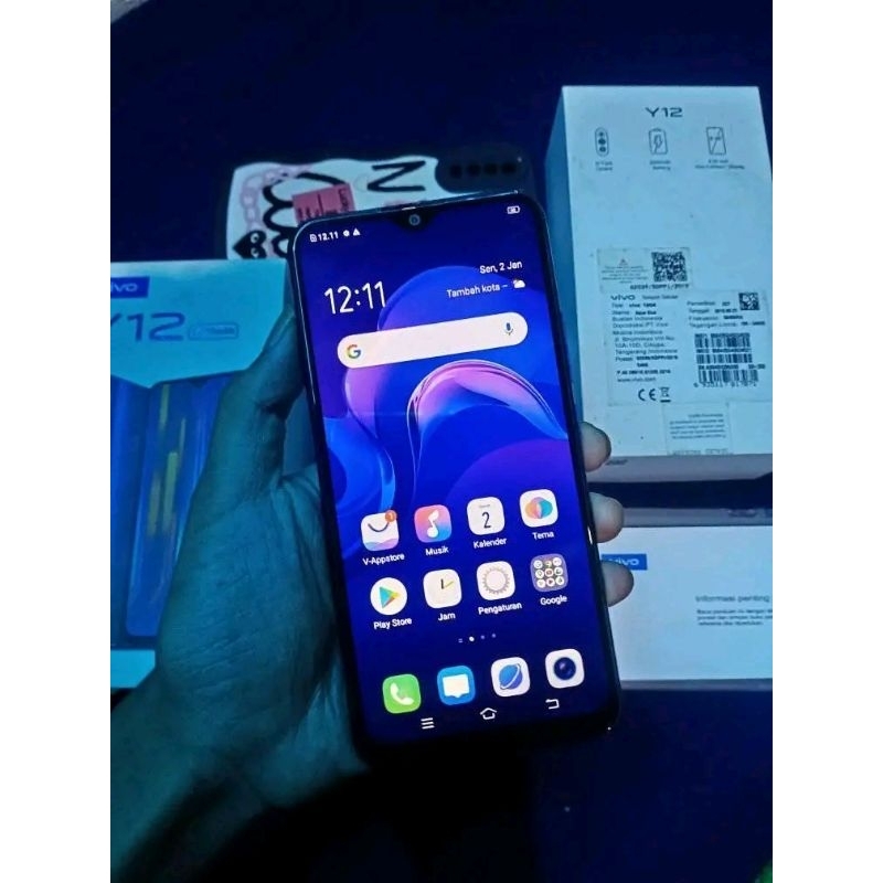 VIVO Y12 RAM 3/32GB HANDPHONE SECOND BERKUALITAS