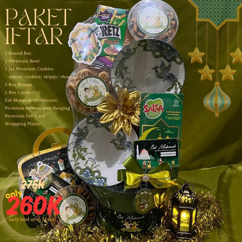 

IFTAR hampers lebaran / hampers idul fitri / parsel lebaran / parsel idul fitri / hadiah gift lebaran