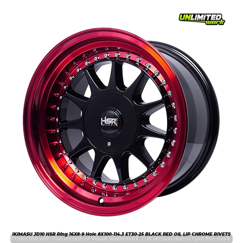 Velg HSR Celong R16 Lebar 8/9 Inch Buat Avanza Xenia Jazz HSR IKIMASU Ring 16