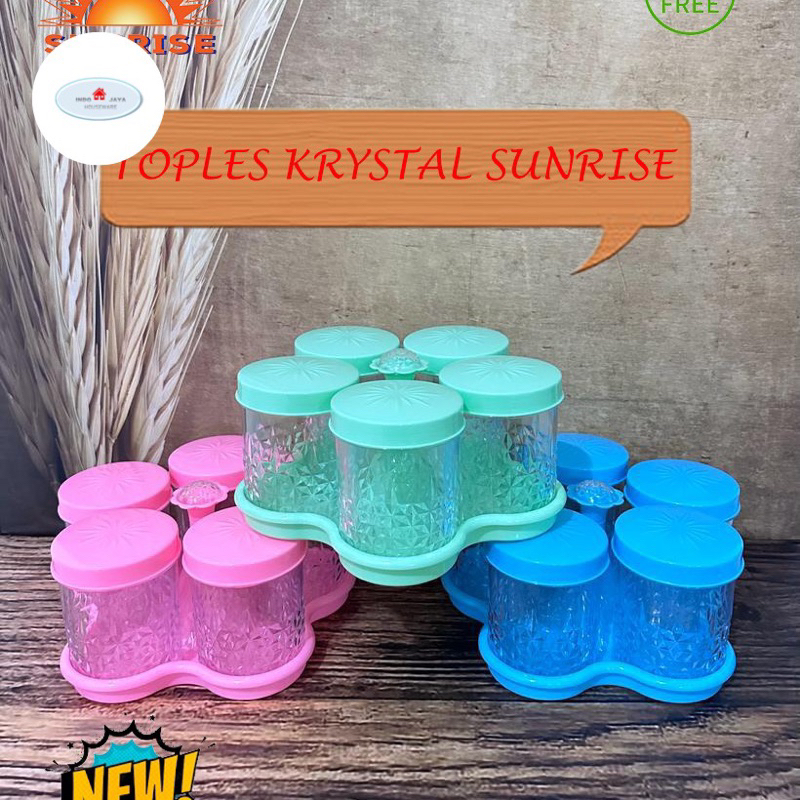 toples calista 5 daun / toples set / tempat kue kering / toples unik / toples lebaran