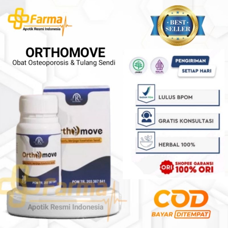 PT RESMI INDONESIA ORTHOMOVE ASLI ORIGINAL - ORTHOMOVE OBAT SENDI TULANG DAN SYARAF KEJEPIT DIJAMIN 
