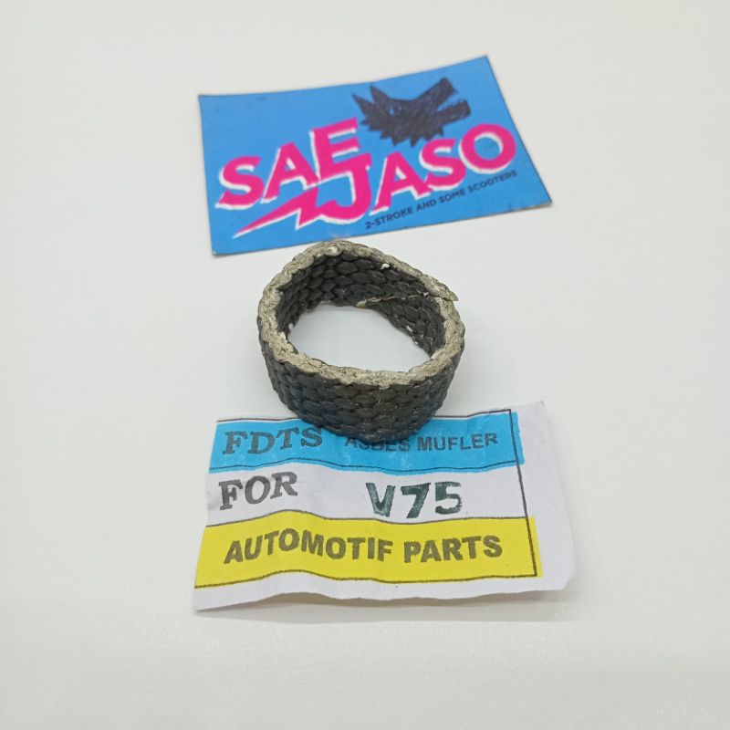 asbes paking sambungan knalpot tengah yamaha v75 v80 nos