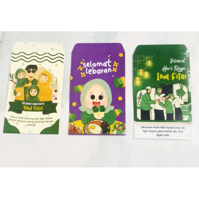 

Amplop Unik Lebaran From To Pendek Kekinian (Mix Motif) Murah