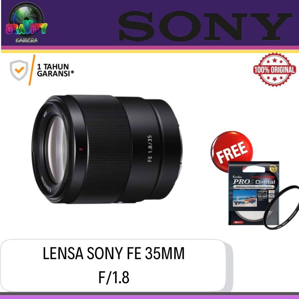 LENSA SONY FE 35MM F1.8 - LENSA SONY 35MM F1.8