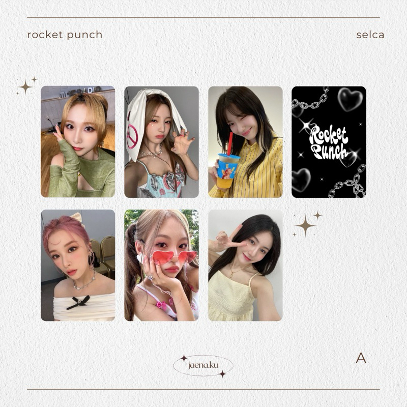[ROCKET PUNCH] PHOTOCARD SELCA 2 JURI YEONHEE SUYUN YUNKYOUNG SOHEE DAHYUN