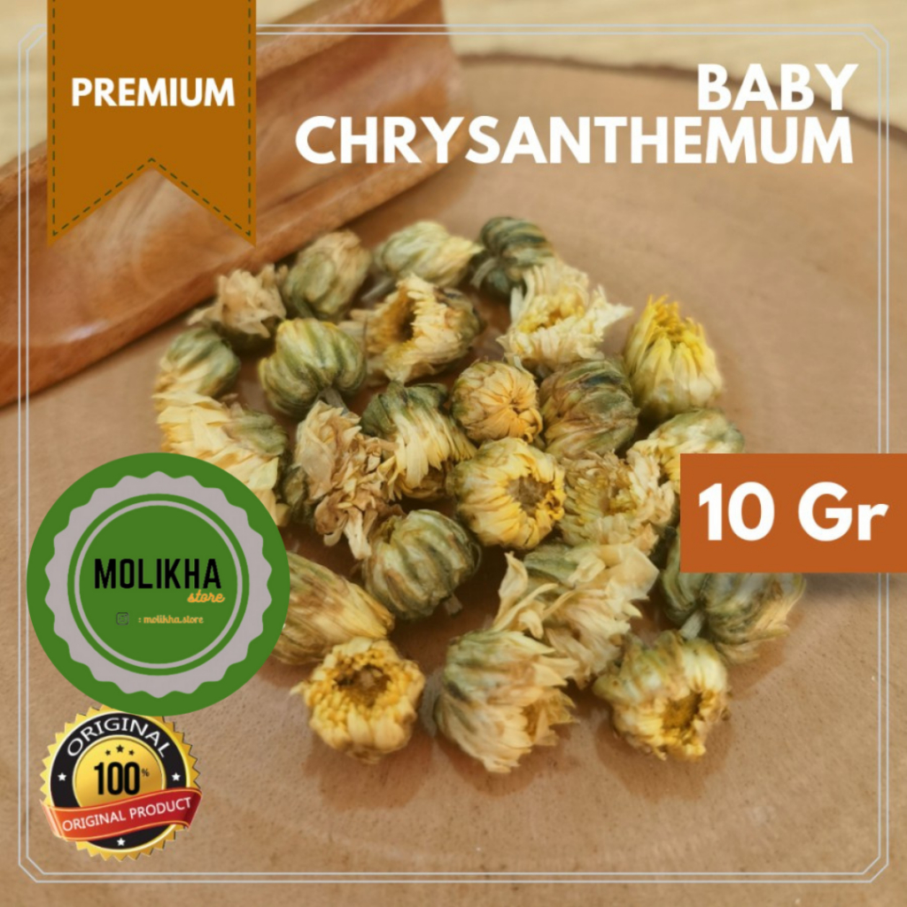 

Teh Baby Chrysanthemum Krisan Premium Dried 10gr Flower Tea