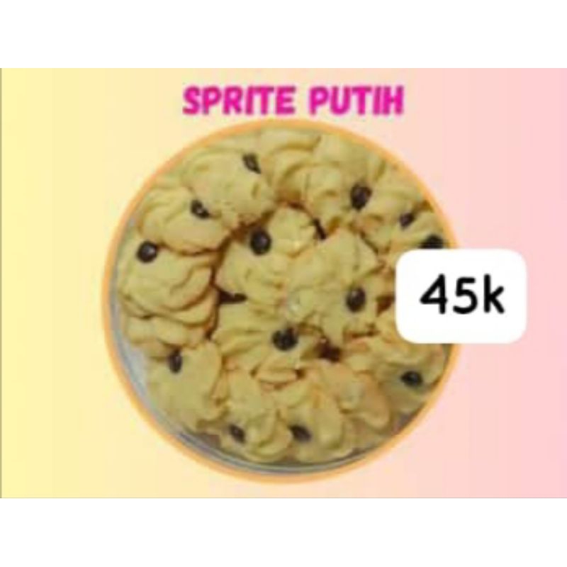 

kue bunga susu - kue sprite putih