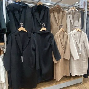 ART D37B SALE Women Mantel Panjang Double Face Coat Wanita Cewek JASTIP UNIQLO SALE